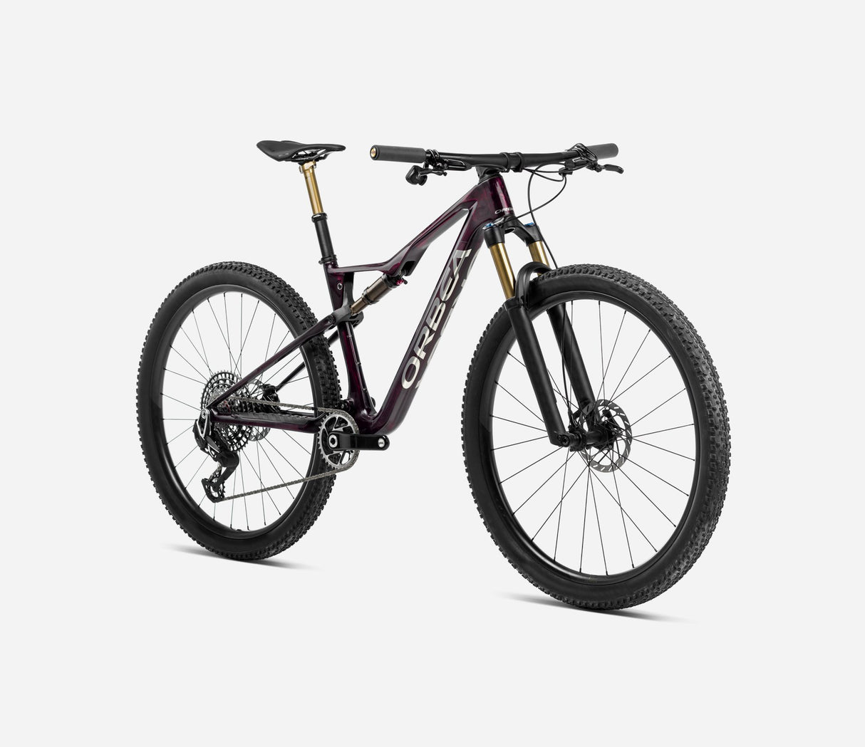 OIZ M-TEAM XTR - Wine Red Carbon View - Titan (Gloss)