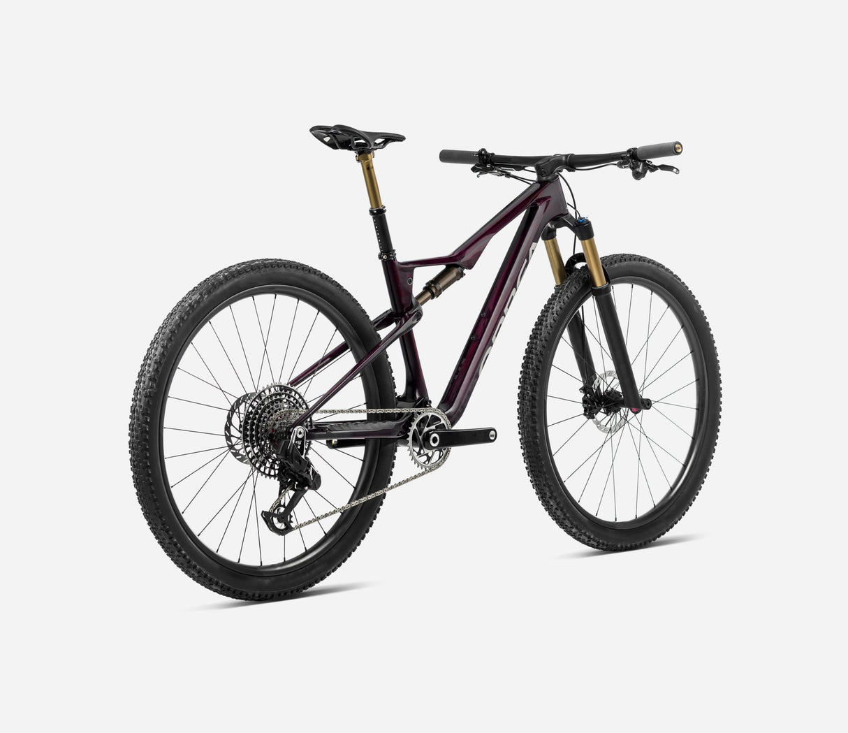 OIZ M-TEAM XTR - Wine Red Carbon View - Titan (Gloss)