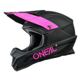 1SRS Helm SOLID black/pink