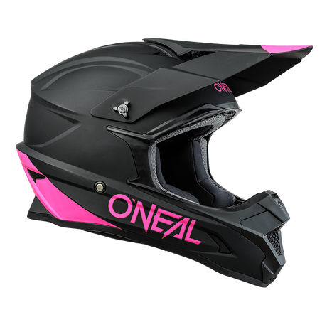 1SRS Helm SOLID black/pink