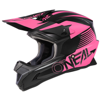 Casco 1SRS STREAM negro/rosa