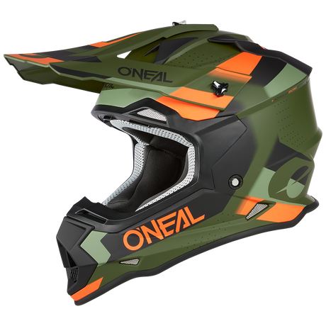 2SRS Helm SPYDE green/black/orange