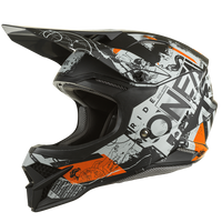 3SRS Casque SCARZ noir/gris/orange