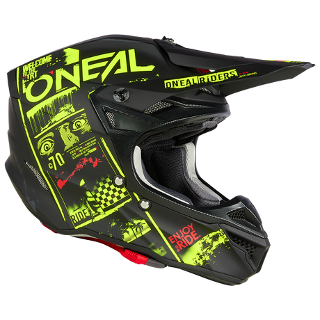 5SRS Polyacrylite Helm ATTACK black/neon yellow
