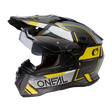 D-SRS Helm SQUARE black/gray/neon yellow