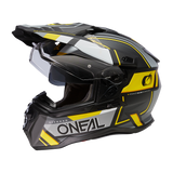 D-SRS Helm SQUARE black/gray/neon yellow