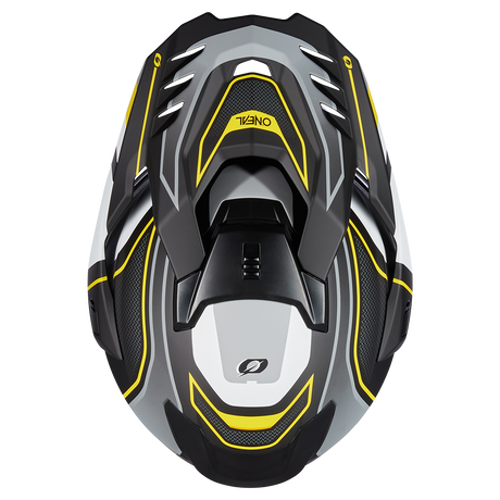 D-SRS Helm SQUARE black/gray/neon yellow