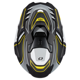 D-SRS Helm SQUARE black/gray/neon yellow