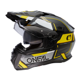 D-SRS Helm SQUARE black/gray/neon yellow
