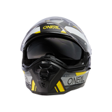 D-SRS Helm SQUARE black/gray/neon yellow