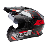 D-SRS Helm SQUARE black/gray/red