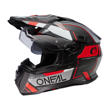 D-SRS Helm SQUARE black/gray/red