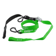 DE LUXE Soft Hook Tie Downs LOGO green (2pcs)