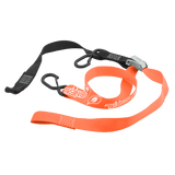 DE LUXE Soft Hook Tie Downs LOGO orange (2pcs)
