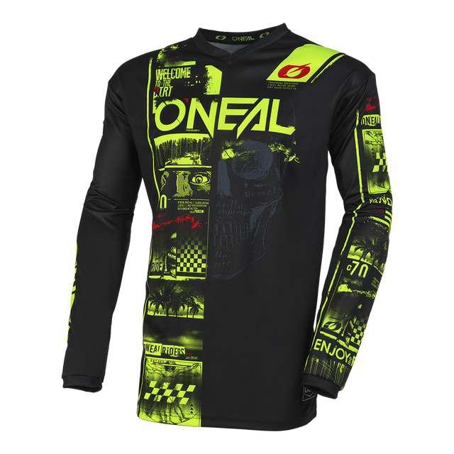 ELEMENT Jersey ATTACK black/neon yellow