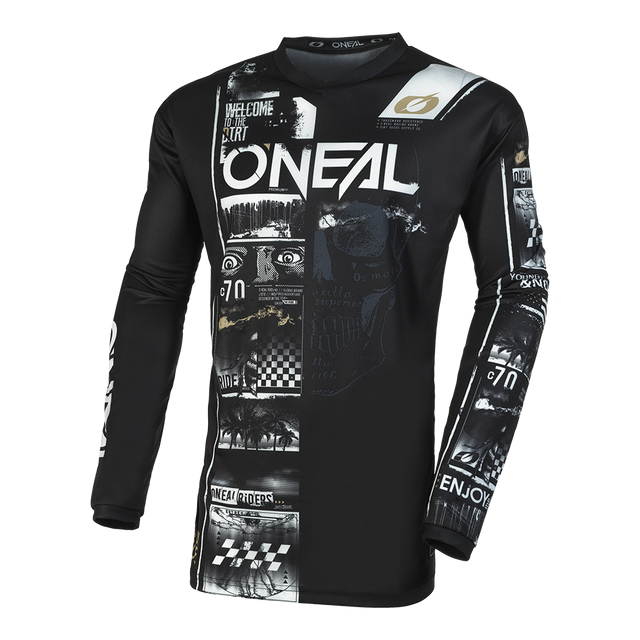 ELEMENT Jersey ATTACK black/white