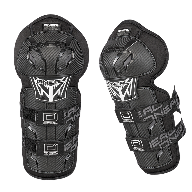 PRO III Carbon Look Kid's Knie- und Schienbein-Protektor black