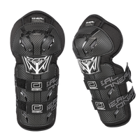 PRO III Carbon Look Kid's Knee and Shin Protector black 