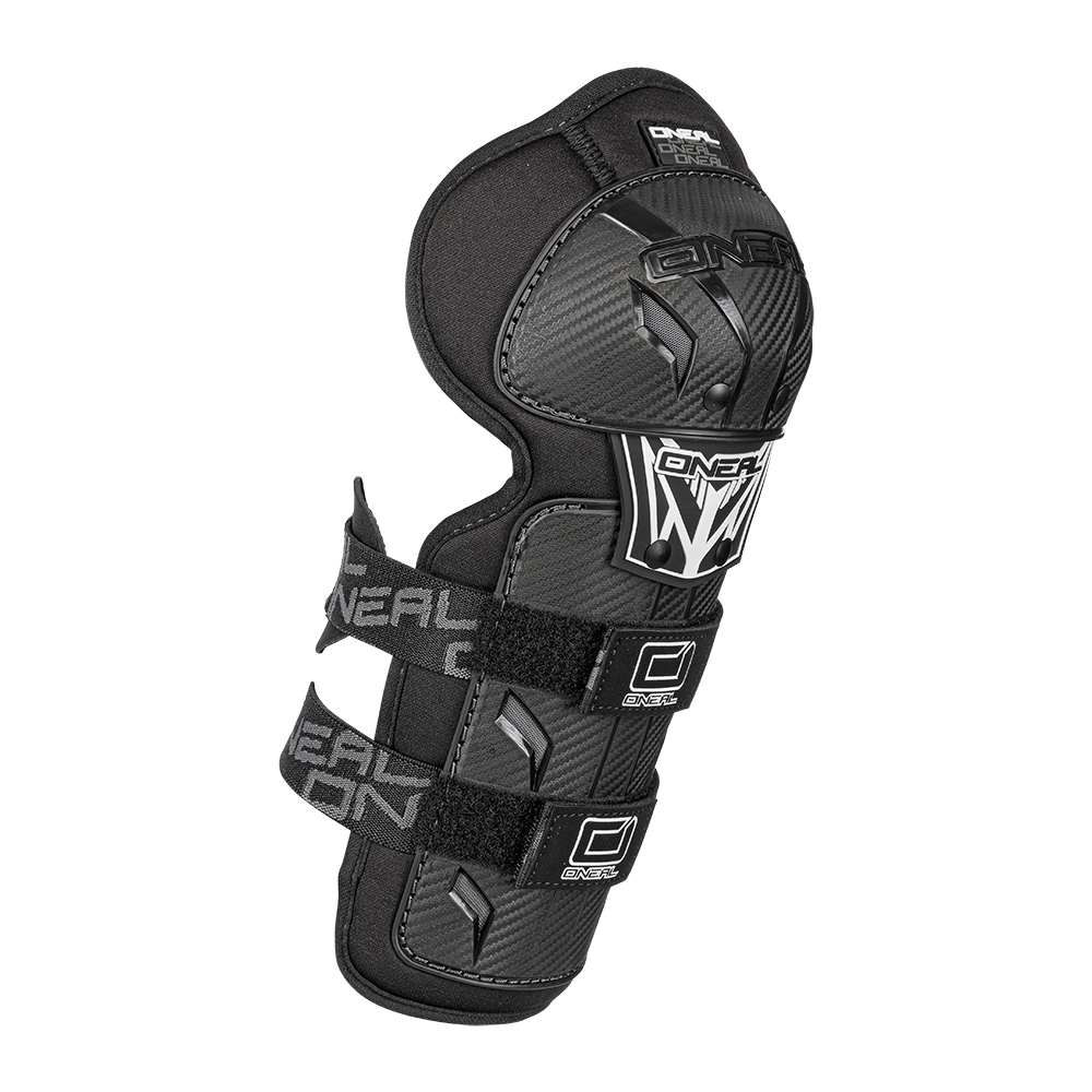 PRO III Carbon Look Knie- und Schienbein-Protektor black