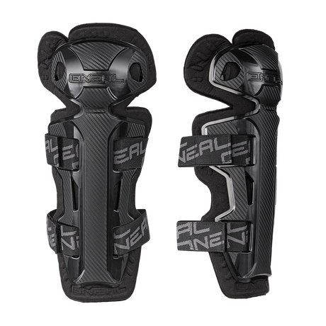 PRO II RL Carbon Look Knie- und Schienbein-Protektorblack