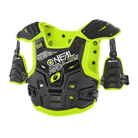 PXR Stone Shield Oberkörper-Protektor black/neon yellow