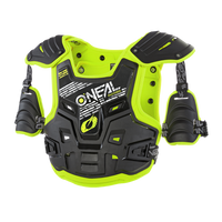 PXR Stone Shield Upper Body Protector black/neon yellow 
