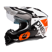 Casco SIERRA R nero/arancio