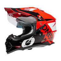 Casco SIERRA R nero/rosso