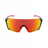 Jaden Sonnenbrille - Matt Black&Red/Red Revo