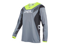 Maglia giovanile ELEMENT FR HYBRID V.22 grigio/giallo neon