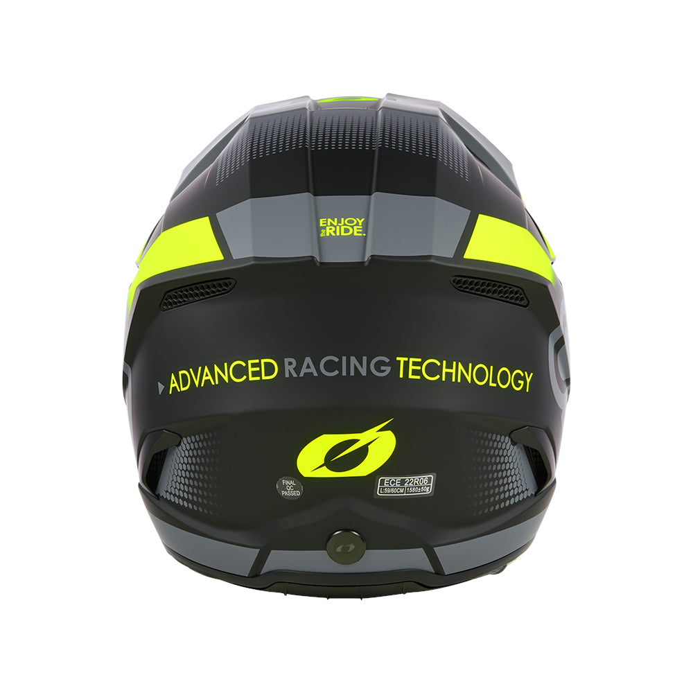 3SRS Helm VISION black/neon yellow/gray
