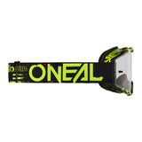 B-10 Goggle ATTACK black/neon yellow - clear