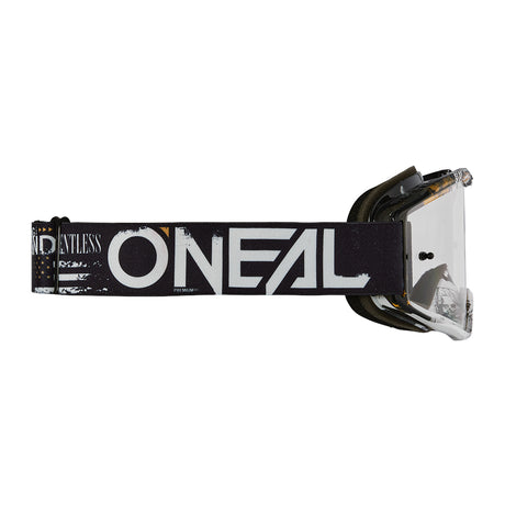B-10 Goggle ATTACK black/white - clear