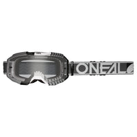 B-10 Goggle DUPLEX gray/white/black - clear 