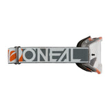 B-10 Goggle DUPLEX white/gray/orange - clear