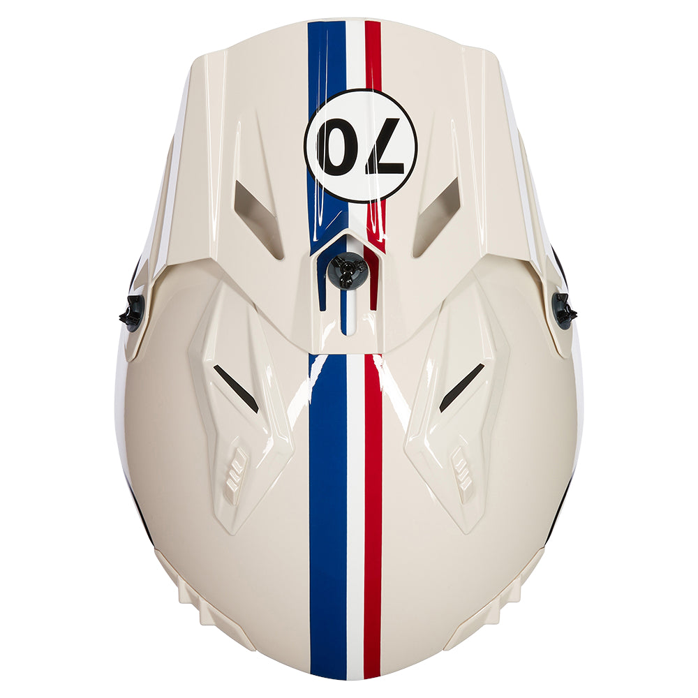 VOLT Helm HERBIE white/red/blue