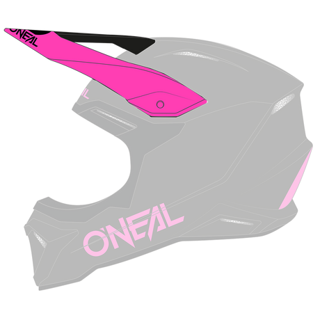 Visor 1SRS Helm SOLID black/pink