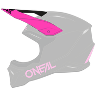 Visor 1SRS Helm SOLID black/pink