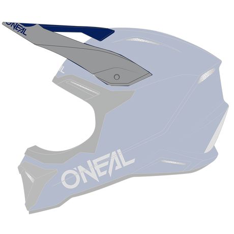 Visor 1SRS Helm SOLID blue