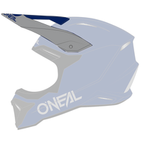 Visor 1SRS Helm SOLID blue