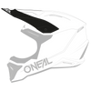 Visor 1SRS Helm SOLID white