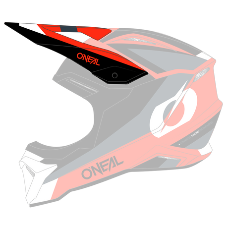 Visor 1SRS Youth Helm STREAM black/red