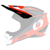 Visor 1SRS Youth Helm STREAM black/red