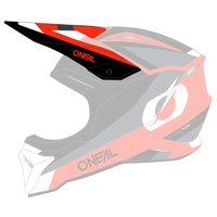 Visor 1SRS Youth Helm STREAM black/red