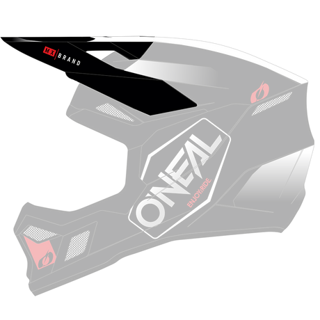 Visor 3SRS Helm HEXX black/white/red