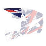 Visor 3SRS Helm RIDE blue/white/red