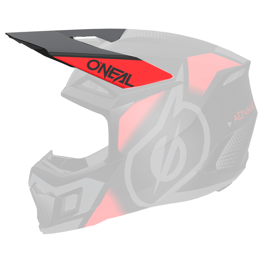 Visor 3SRS Helm VISION black/red/gray