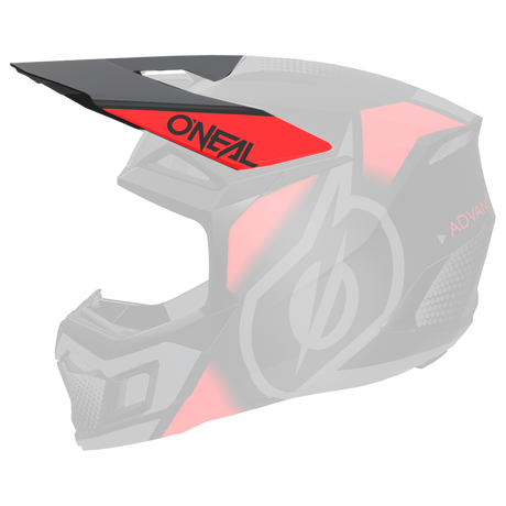 Visor 3SRS Helm VISION black/red/gray