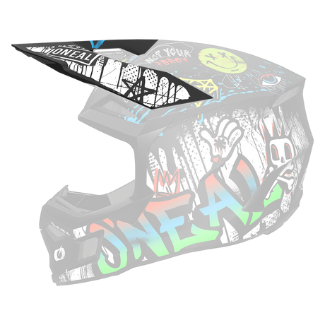 Visor 3SRS Youth Helm RANCID black/white