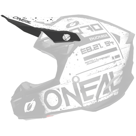 Visor 5SRS Polyacrylite Helm SCARZ black/white